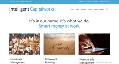 Desktop Screenshot of intelligentcapitalworks.com