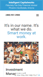 Mobile Screenshot of intelligentcapitalworks.com